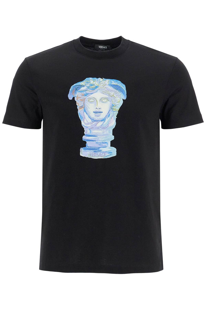 Versace Medusa Gallery Embroidered T-shirt