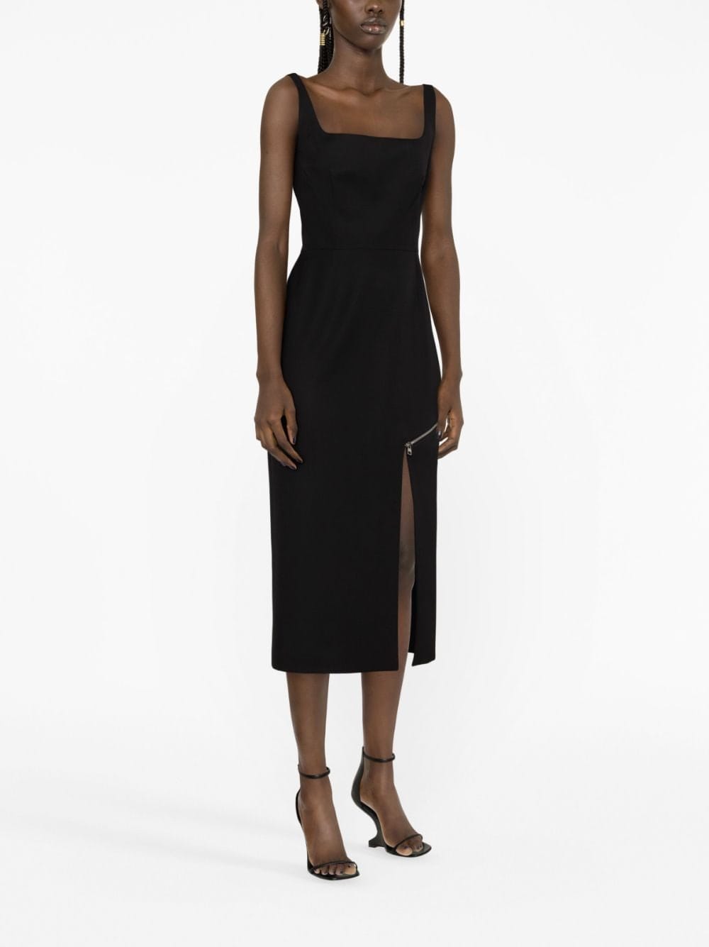 Dresses 40 Alexander McQueen zip-embellished Midi Dress Brand