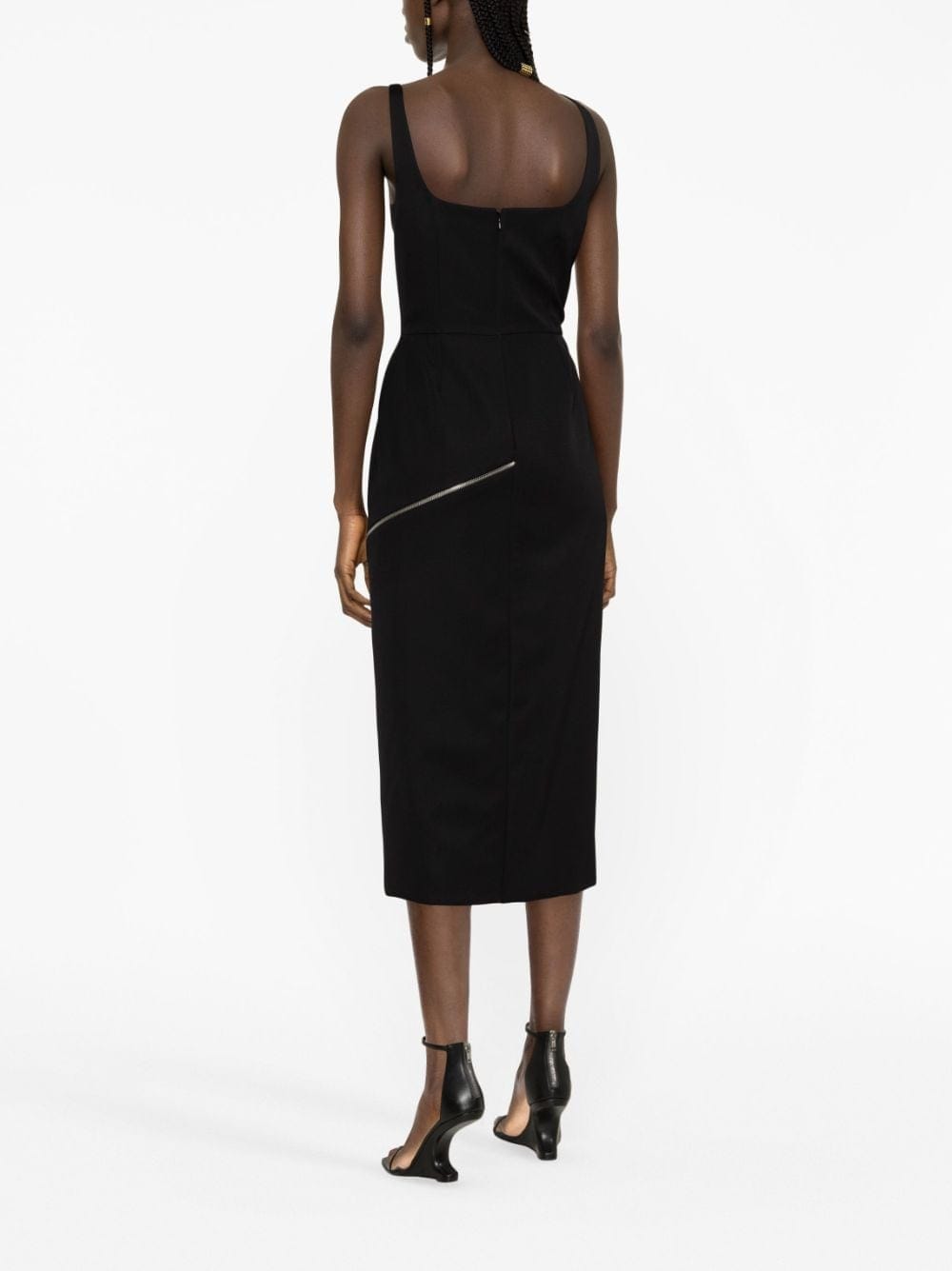 Dresses 40 Alexander McQueen zip-embellished Midi Dress Brand