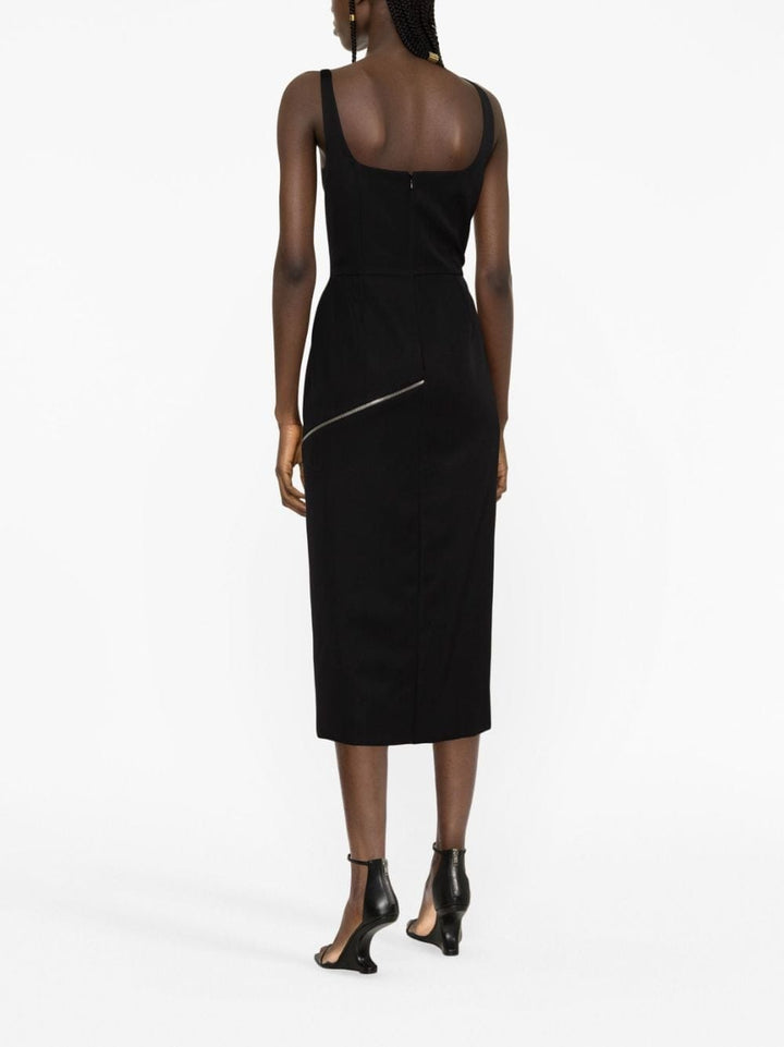 Dresses 40 Alexander McQueen zip-embellished Midi Dress Brand