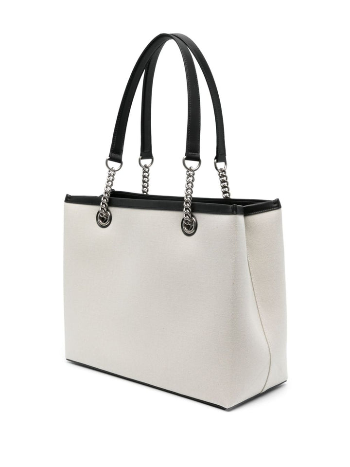 Balenciaga – Tragetasche aus Canvas mit Logo-Print