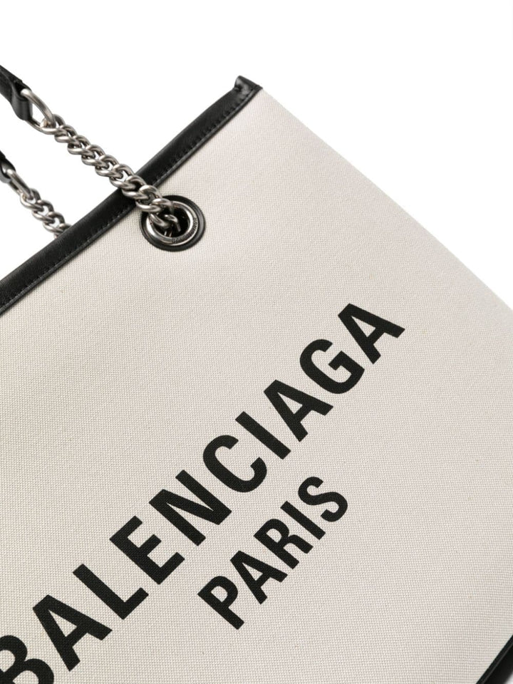 Balenciaga – Tragetasche aus Canvas mit Logo-Print