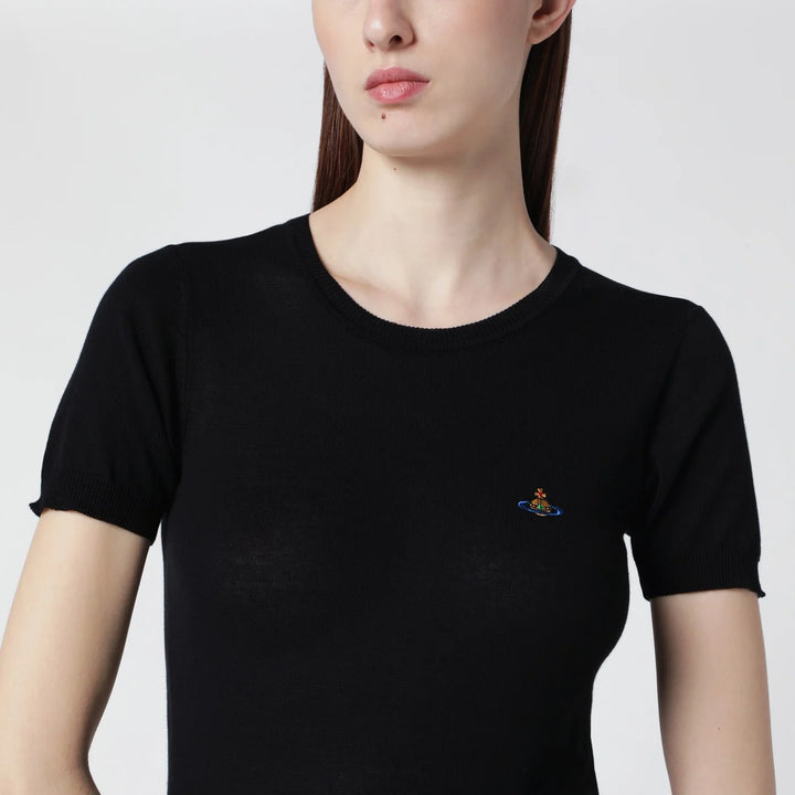 Vivienne Westwood - Bea black cotton top