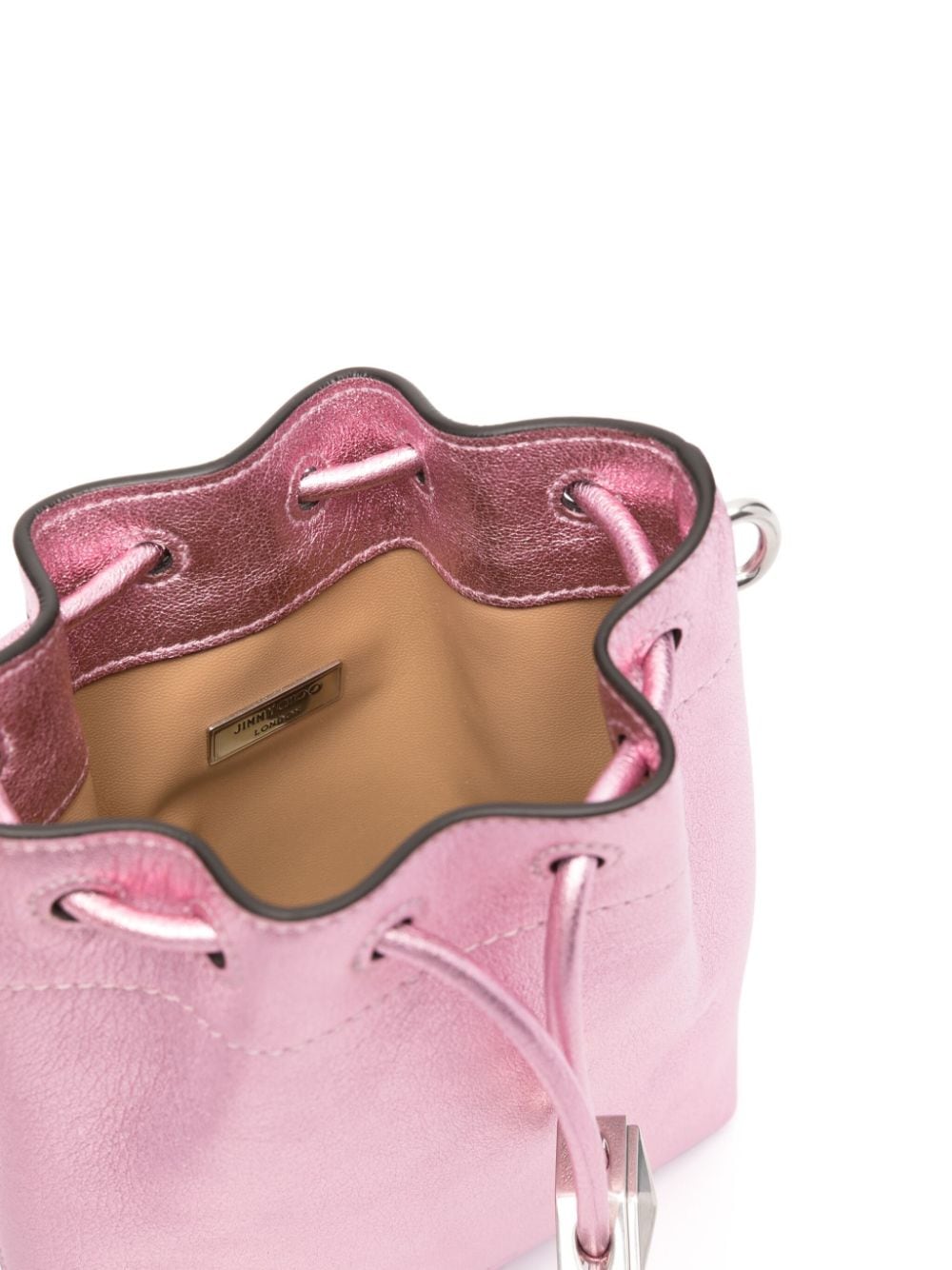 Clutches UNI Jimmy Choo Shoulder Bucket Bag Pink Brand