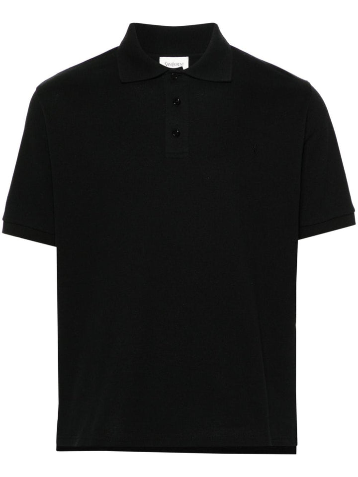 Topwear Saint Laurent  T-shirts and Polos Black Brand