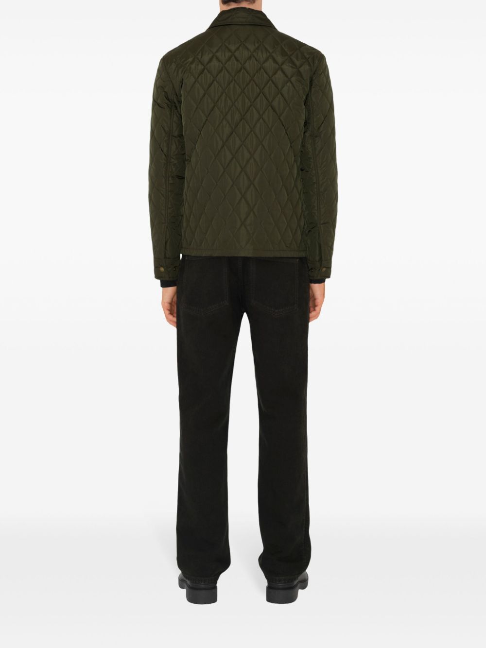 Burberry Quilted Jackets Green