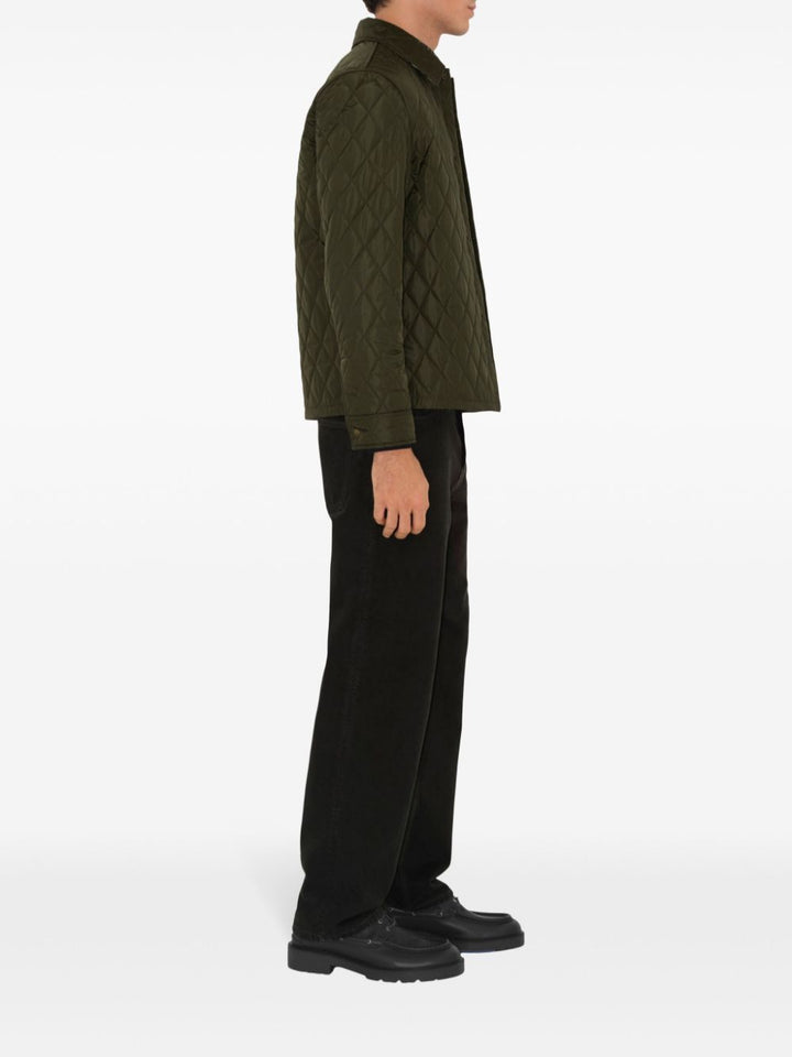 Burberry Quilted Jackets Green