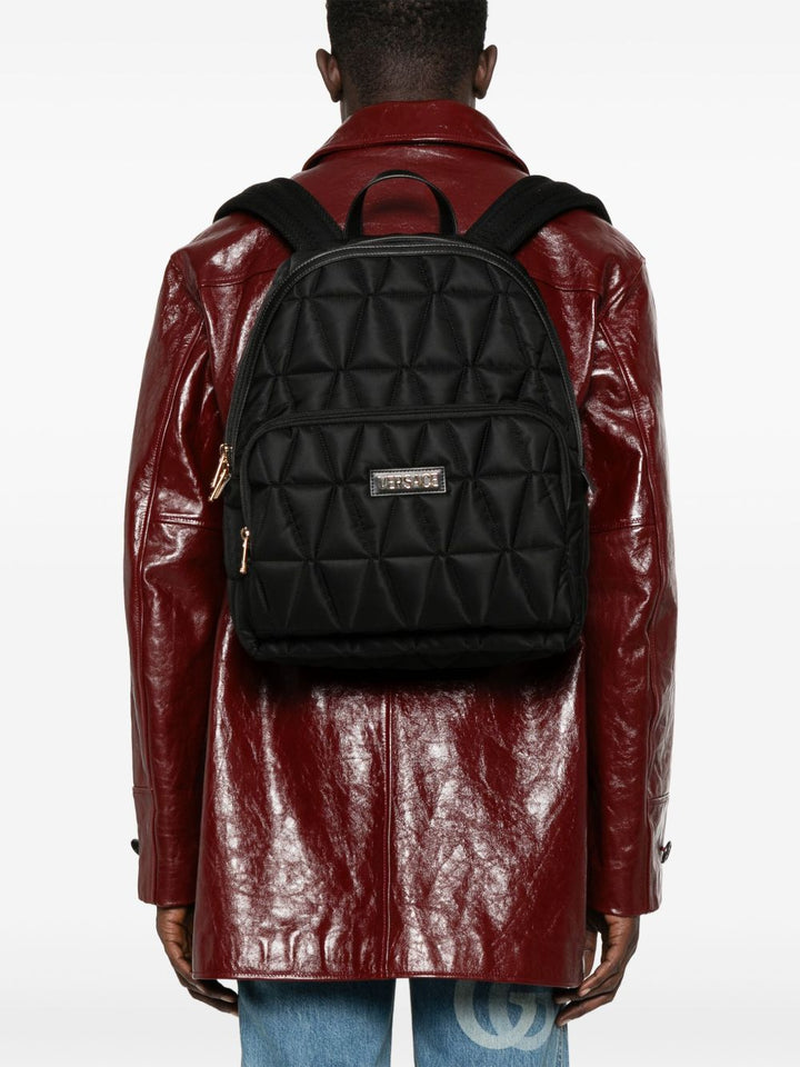Versace Black Backpack