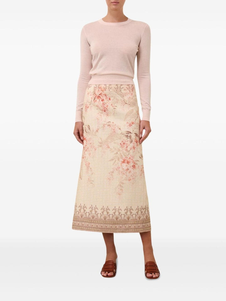 Skirts 2 Zimmermann Illuminate Pencil Midi Skirt Brand