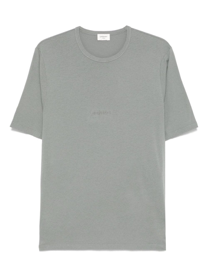 Topwear Saint Laurent  T-shirts and Polos Grey Brand