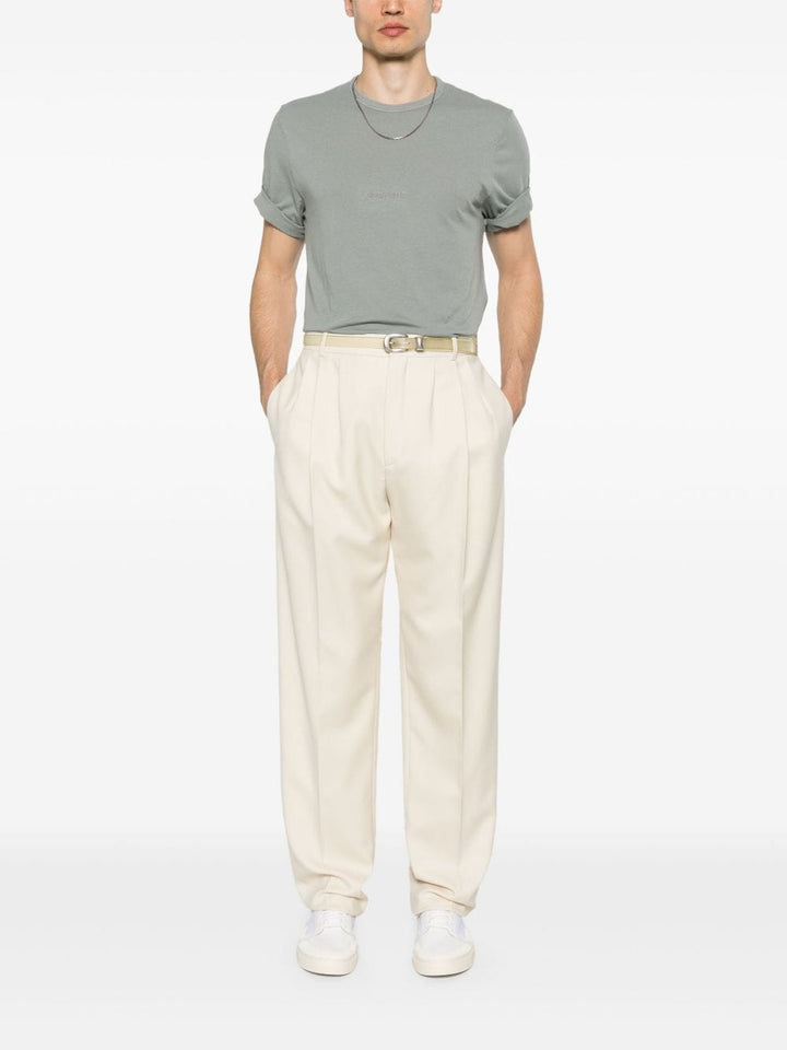 Topwear Saint Laurent  T-shirts and Polos Grey Brand