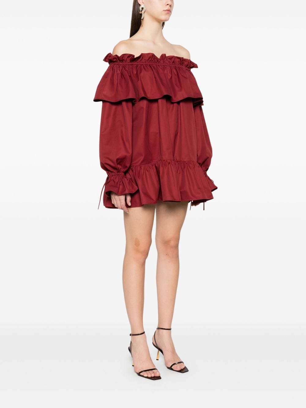 Dresses 36 Saint Laurent ruffled cotton mini dress Brand