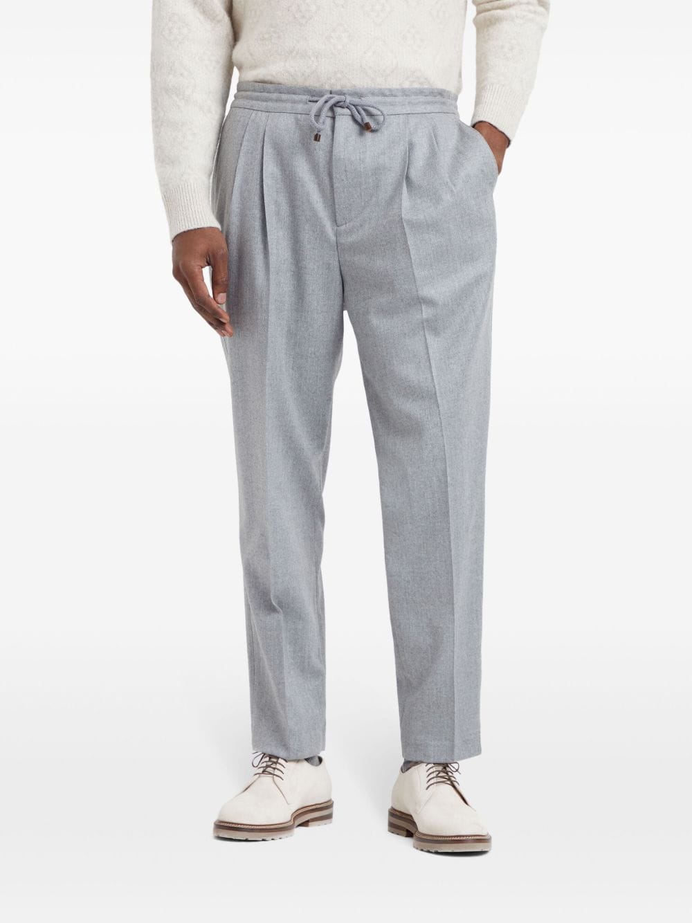 Trousers Brunello Cucinelli Trousers Light Grey Brand