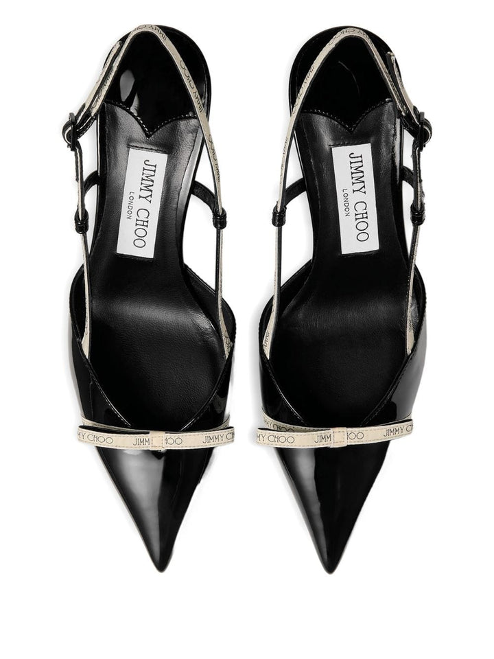 Medium Heel Jimmy Choo With Heel Black Brand
