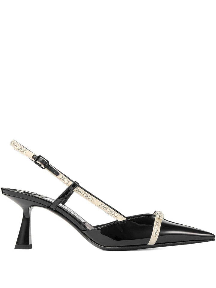 Medium Heel Jimmy Choo With Heel Black Brand