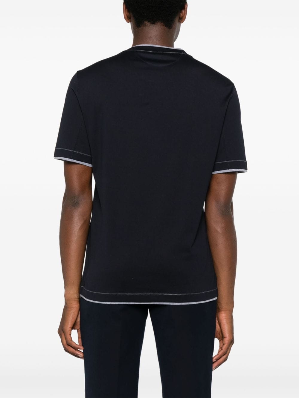 Topwear Brunello Cucinelli T-shirts and Polos Blue Brand