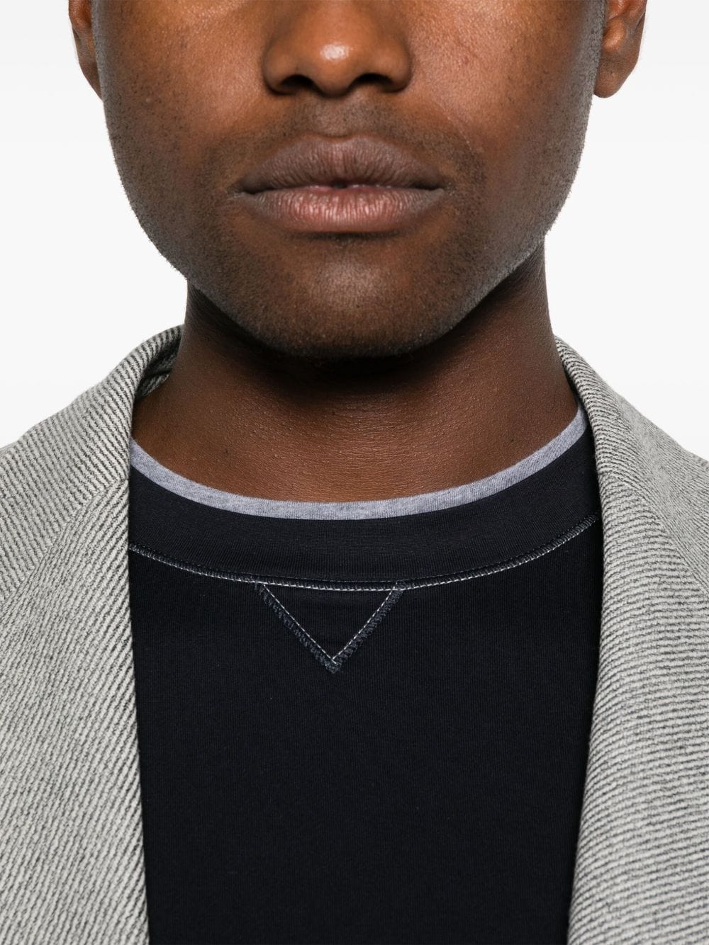 Topwear Brunello Cucinelli T-shirts and Polos Blue Brand