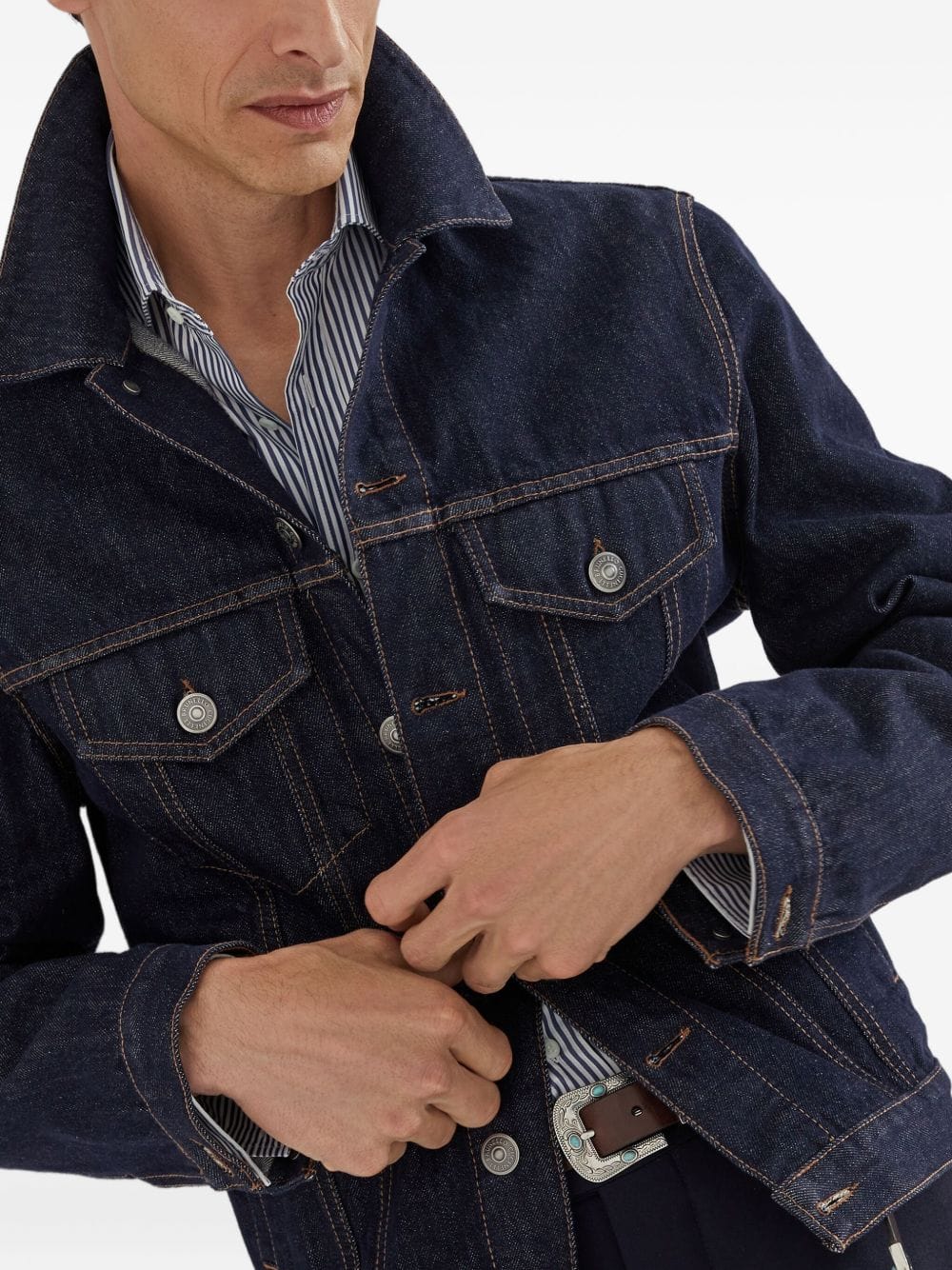 Shirts XL Brunello Cucinelli Shirts Blue Brand