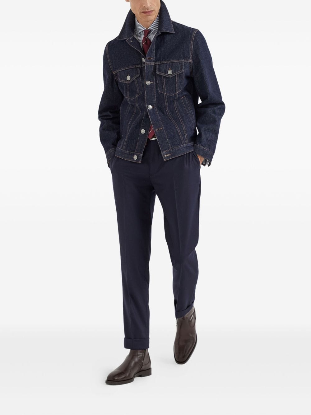 Shirts XL Brunello Cucinelli Shirts Blue Brand