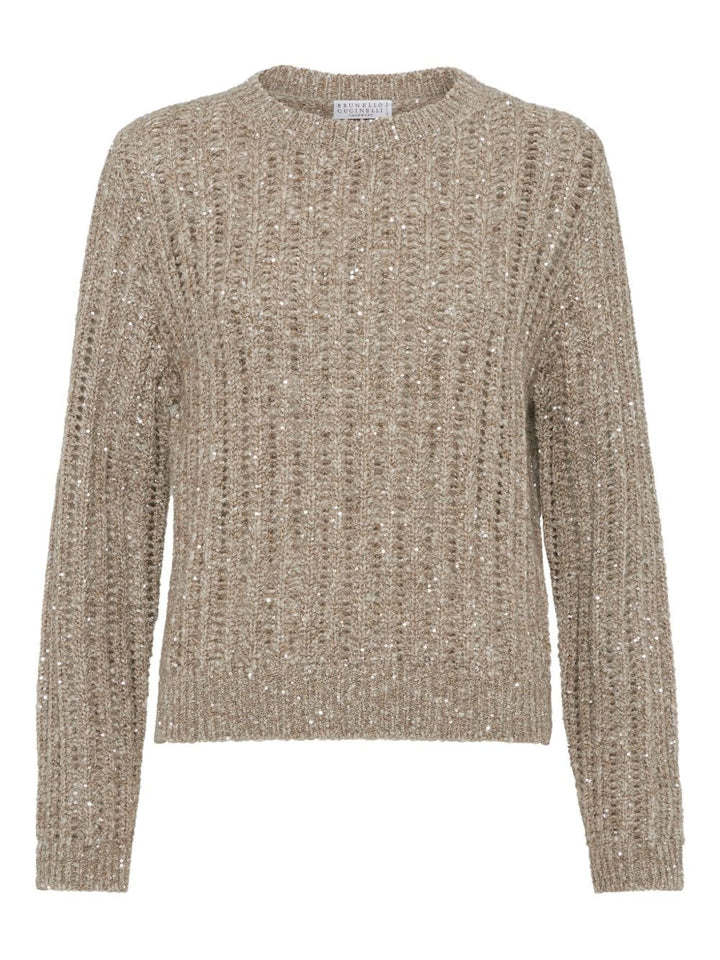Topwear Brunello Cucinelli Sweaters Beige Brand