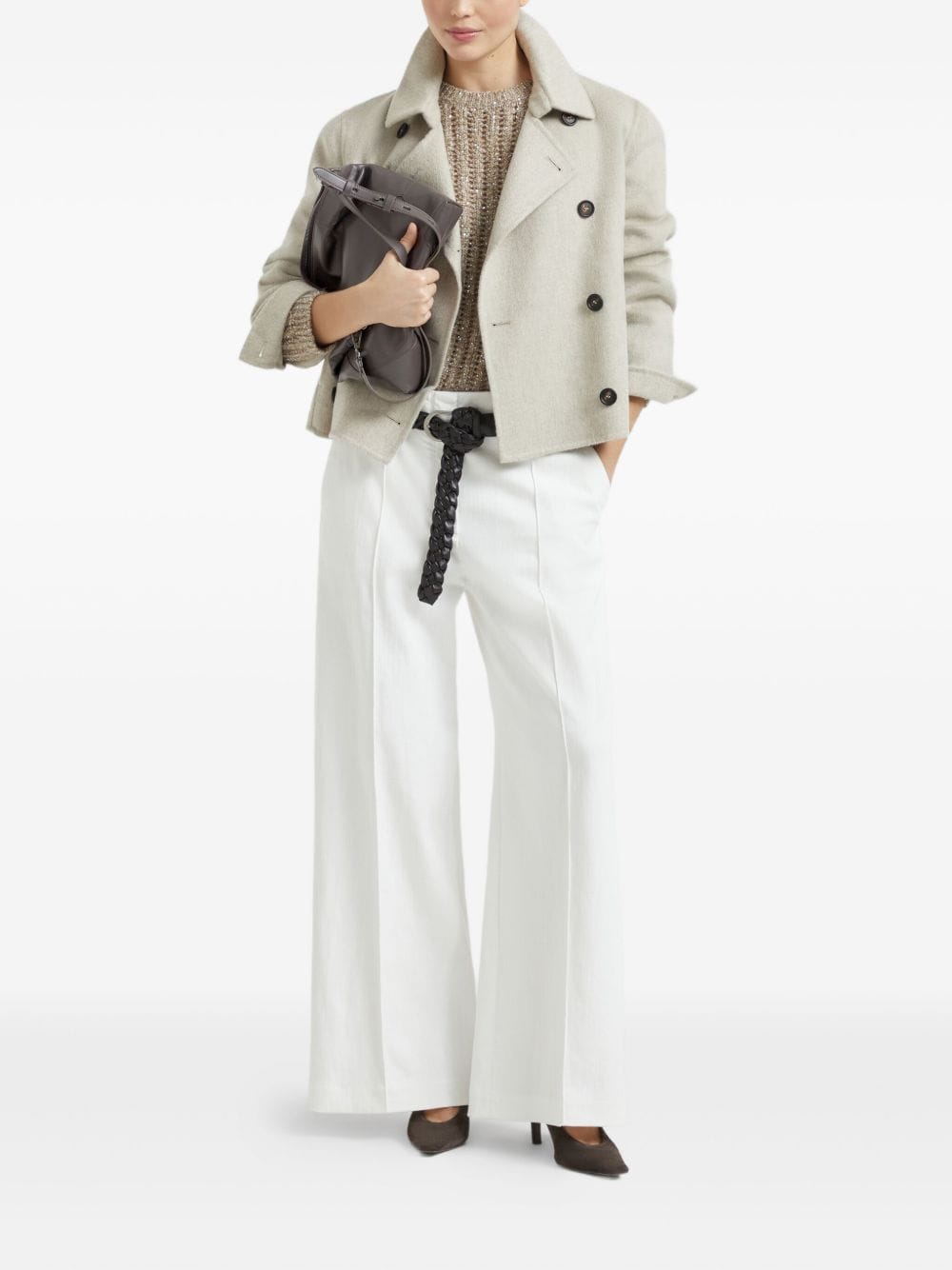 Topwear Brunello Cucinelli Sweaters Beige Brand