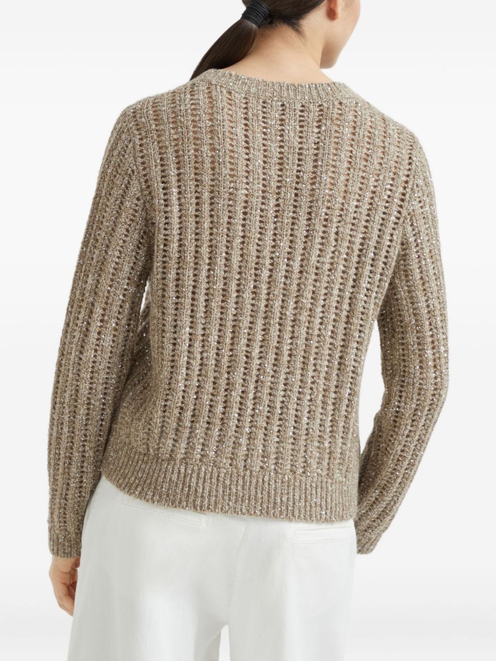 Topwear Brunello Cucinelli Sweaters Beige Brand