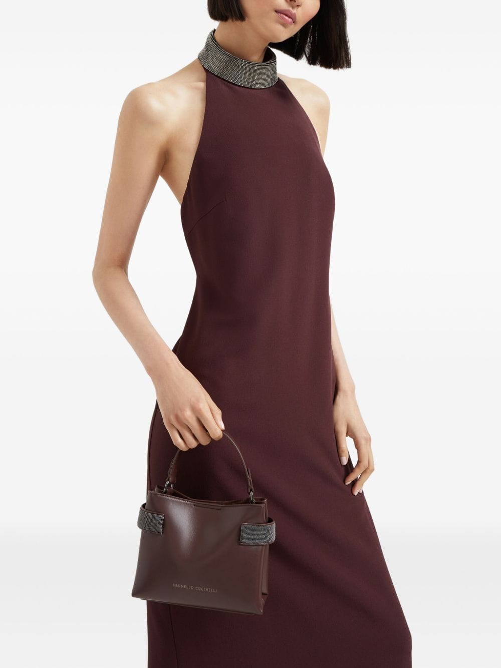 Handbag UNI Brunello Cucinelli Bags.. Bordeaux Brand