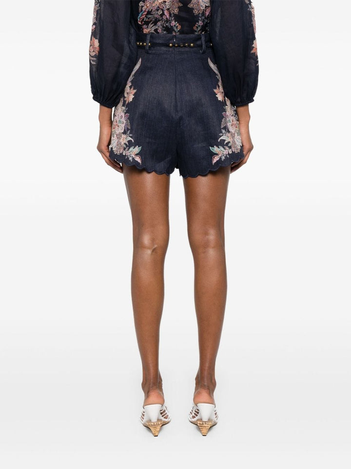 Short trousers Zimmermann Shorts Blue Brand