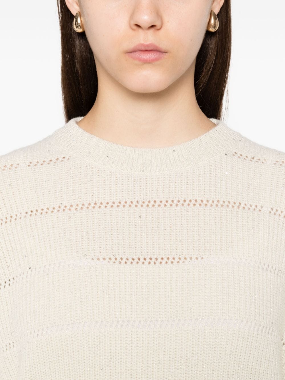 Topwear Brunello Cucinelli Sweaters Beige Brand