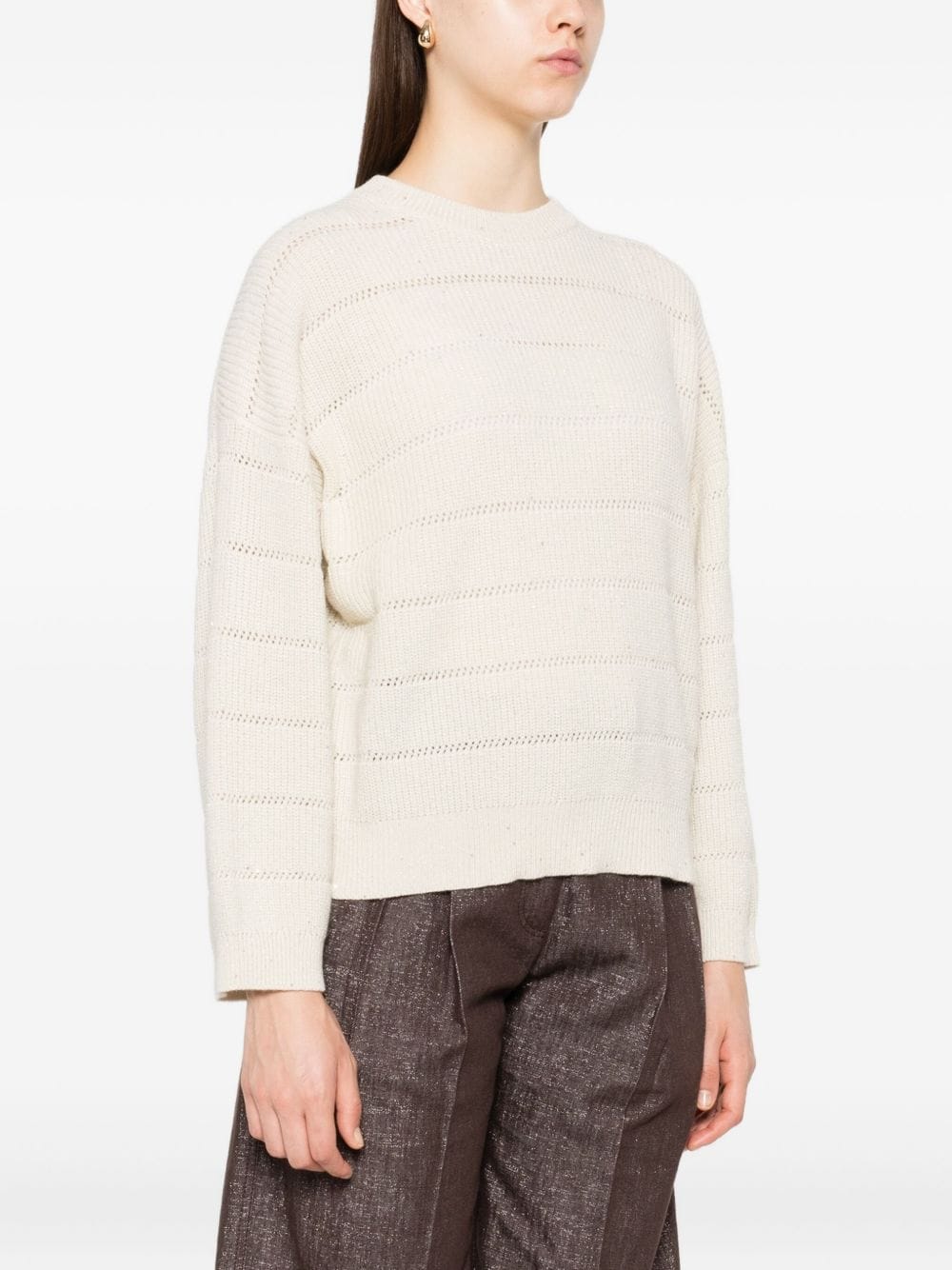 Topwear Brunello Cucinelli Sweaters Beige Brand