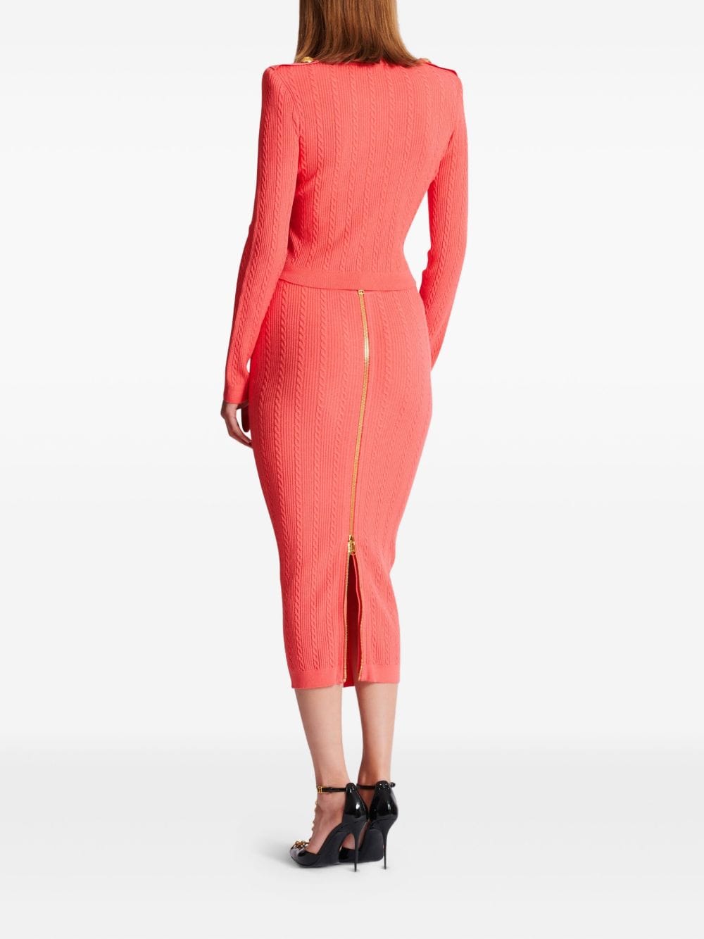 Topwear Balmain Sweaters Orange Brand