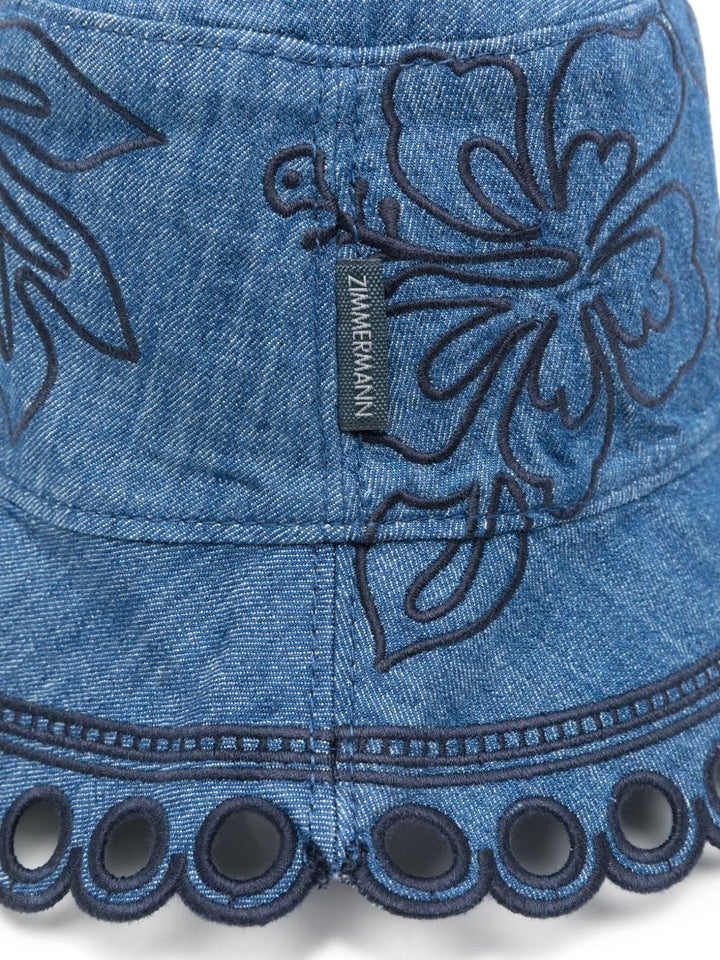 Scarves Hats & Gloves UNI Zimmermann Hats Blue Brand