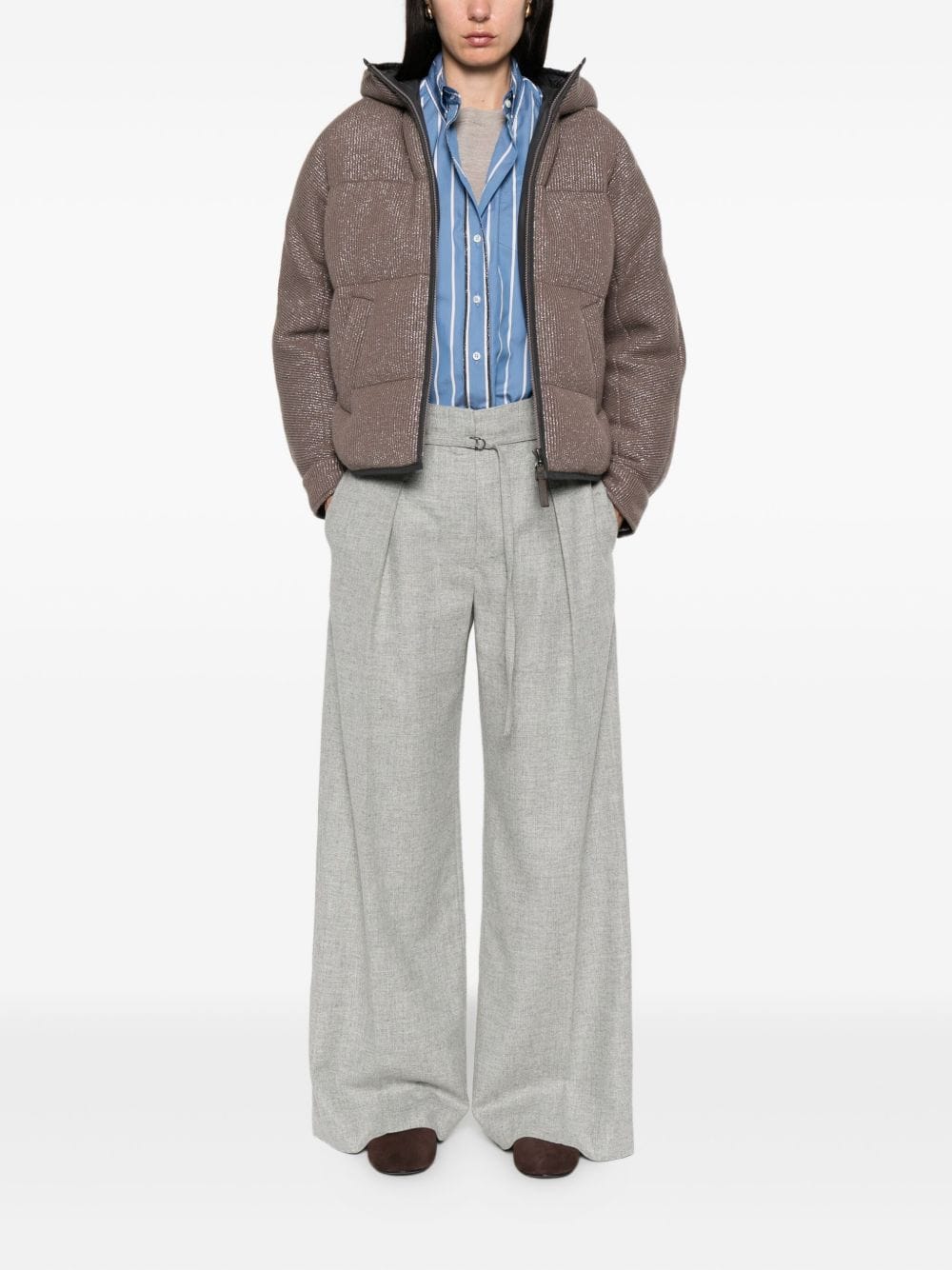 Jackets Brunello Cucinelli Coats Brown Brand