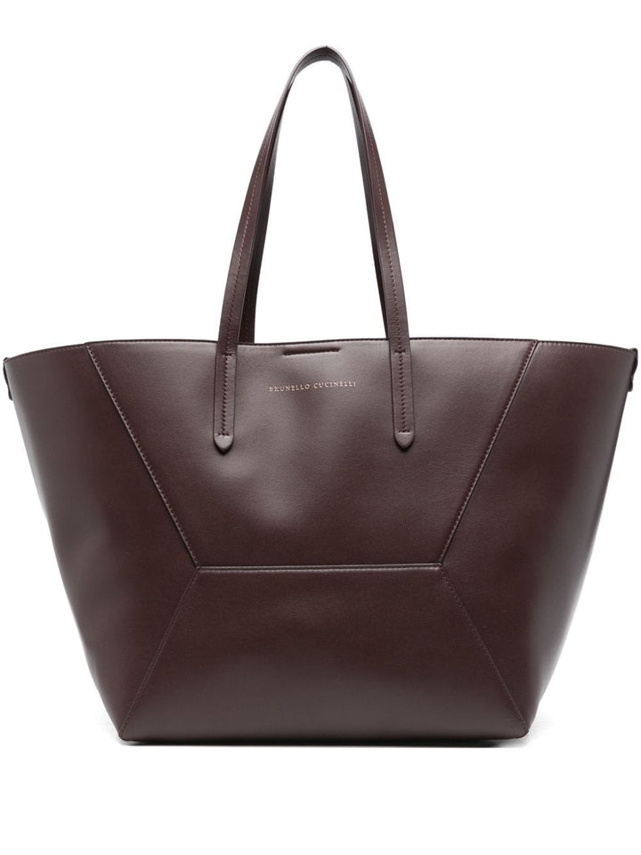 Shopper UNI Brunello Cucinelli Bags.. Bordeaux Brand