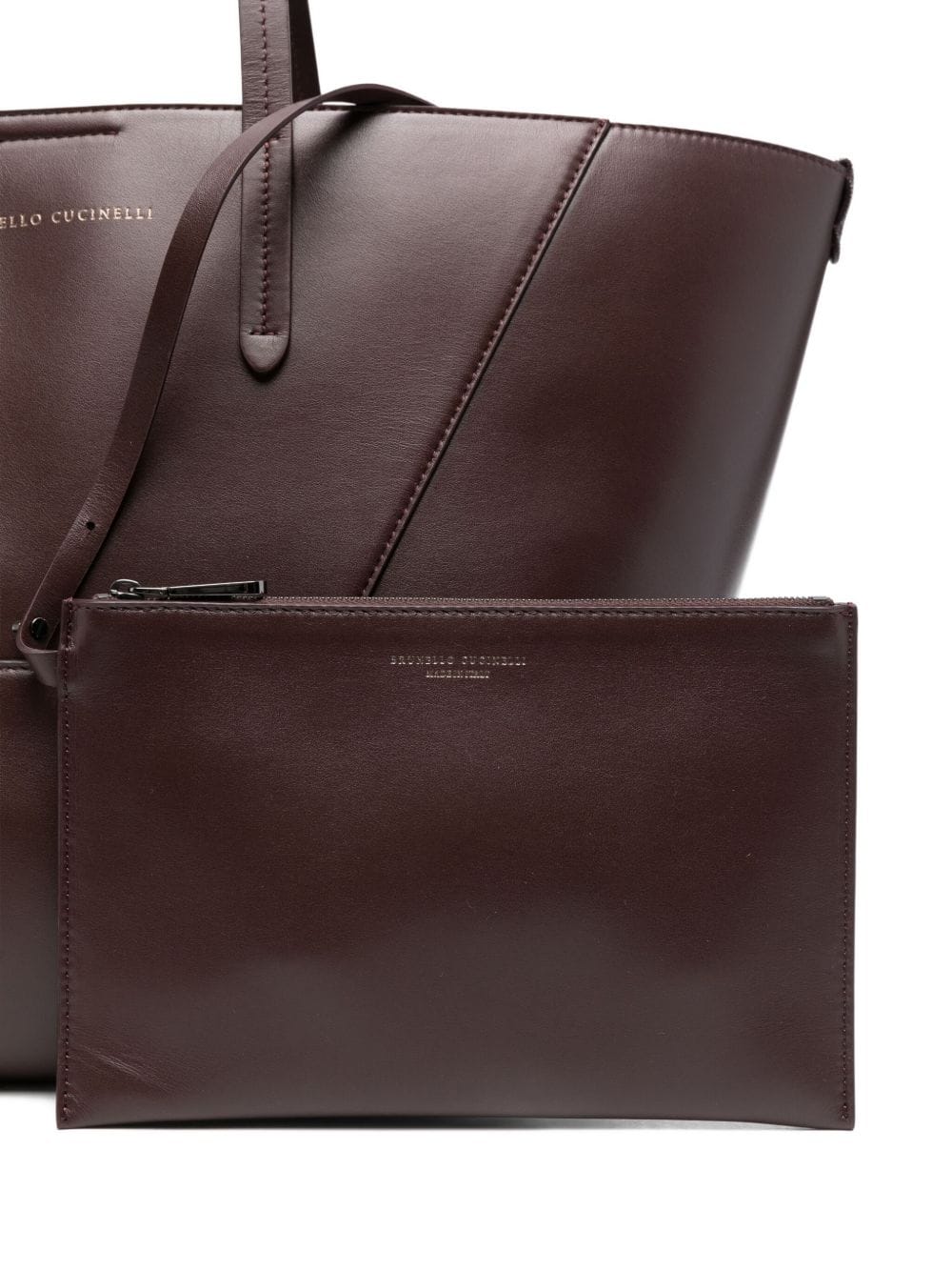 Shopper UNI Brunello Cucinelli Bags.. Bordeaux Brand