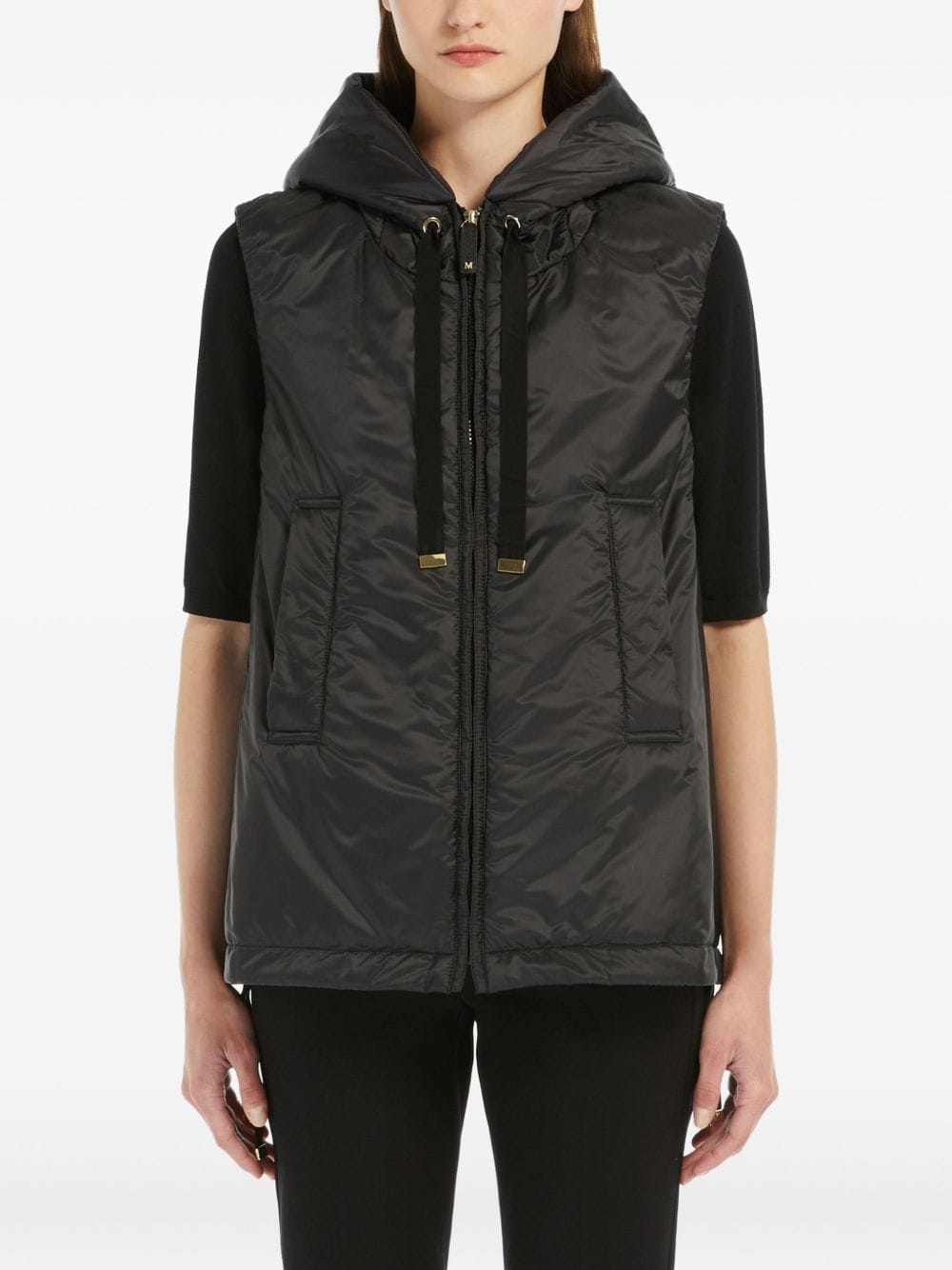 Vests MAX MARA THE CUBE Jackets Black Brand