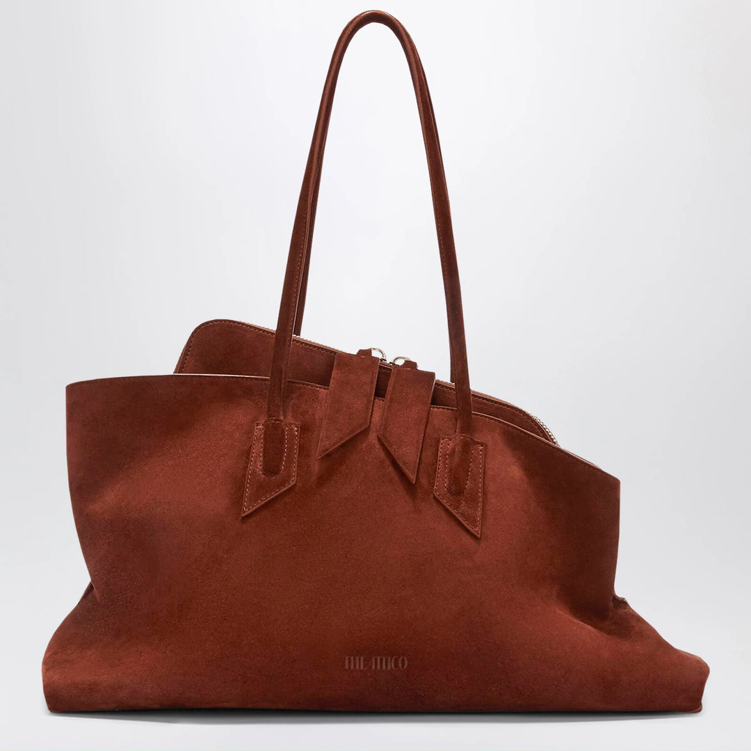 The Attico - La Passeggiata Medium bag Light Chocolate