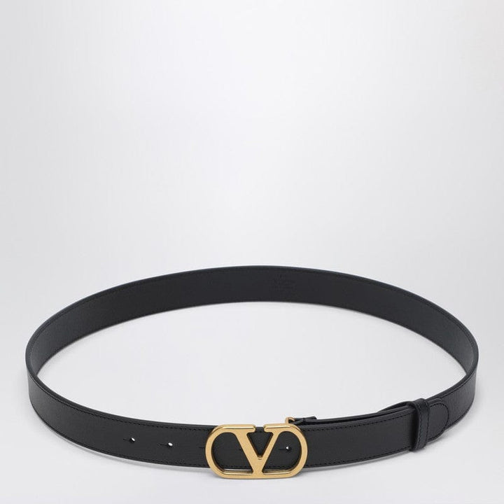 Belts 85 Valentino Garavani Vlogo Signature Black Belt Brand