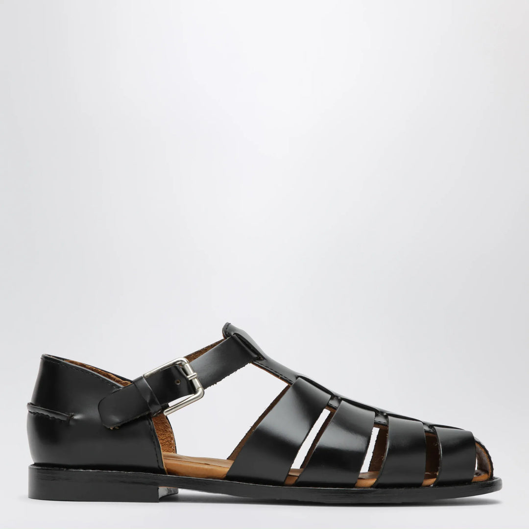Sebago - Gurkha Tale black leather sandals