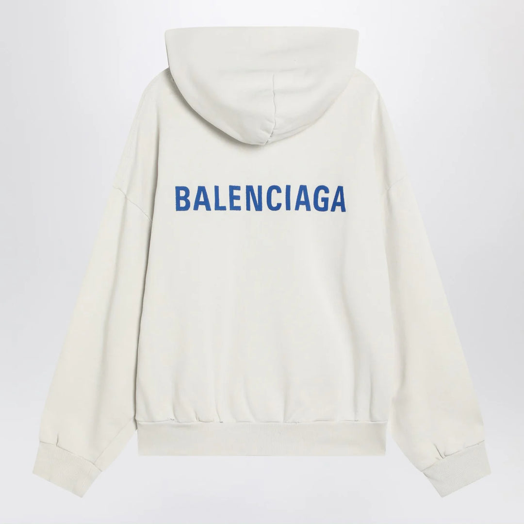 Balenciaga - White Balenciaga Back sweatshirt Regular Fit