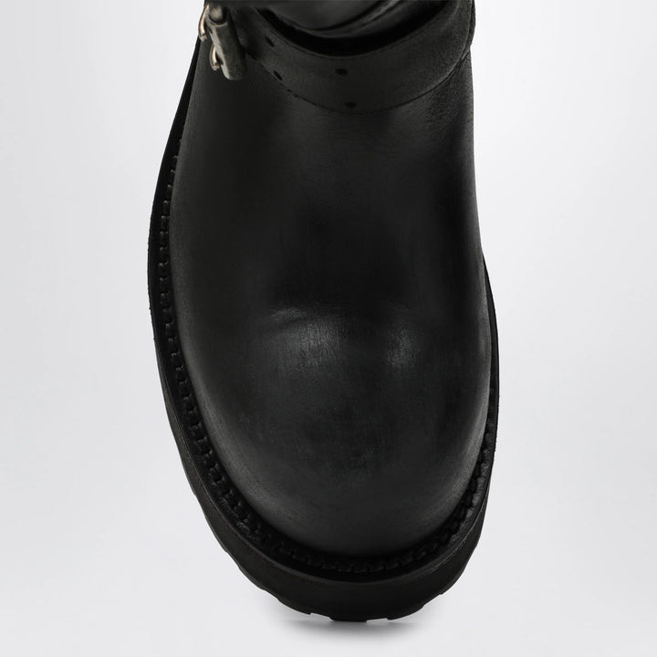 Balenciaga - Venom black calfskin boots
