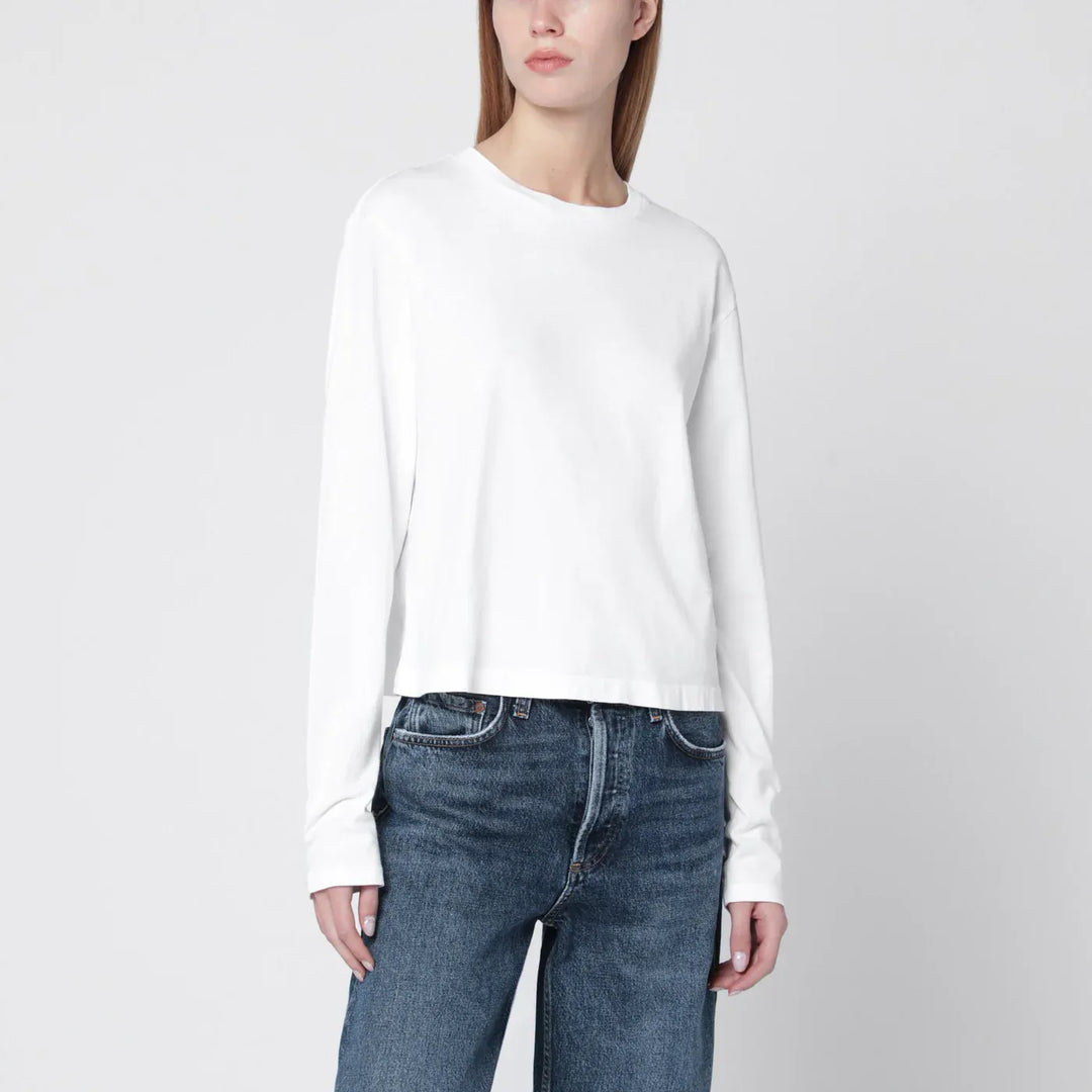 AGOLDE - White organic cotton top Brand Shirts &amp; Tops L