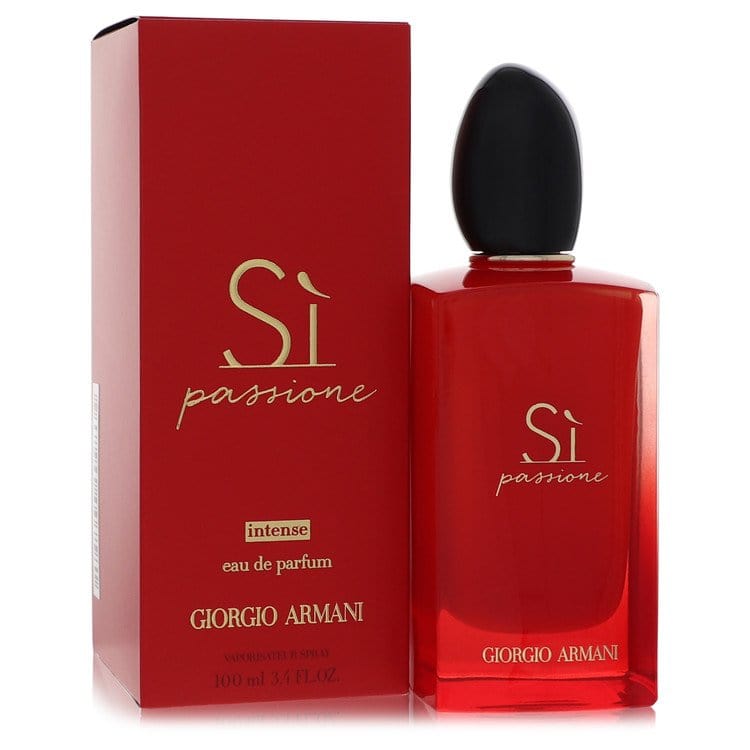 Perfume & Cologne 100 ml Eau De Parfum Spray Armani Si Passione Intense Eau De Parfum Spray By Giorgio Armani Brand