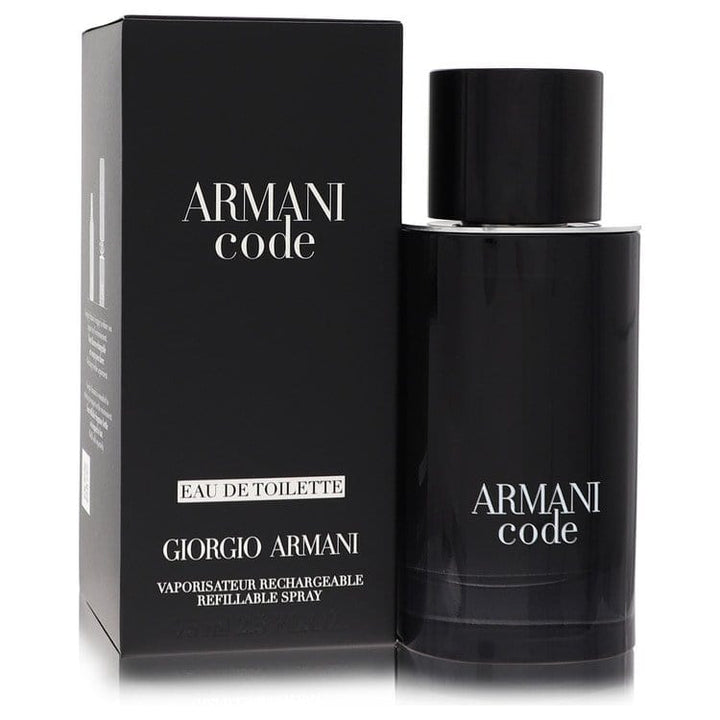 Perfume & Cologne 75 ml Eau De Toilette Spray Refillable Armani Code Eau De Toilette Spray Refillable By Giorgio Armani Brand