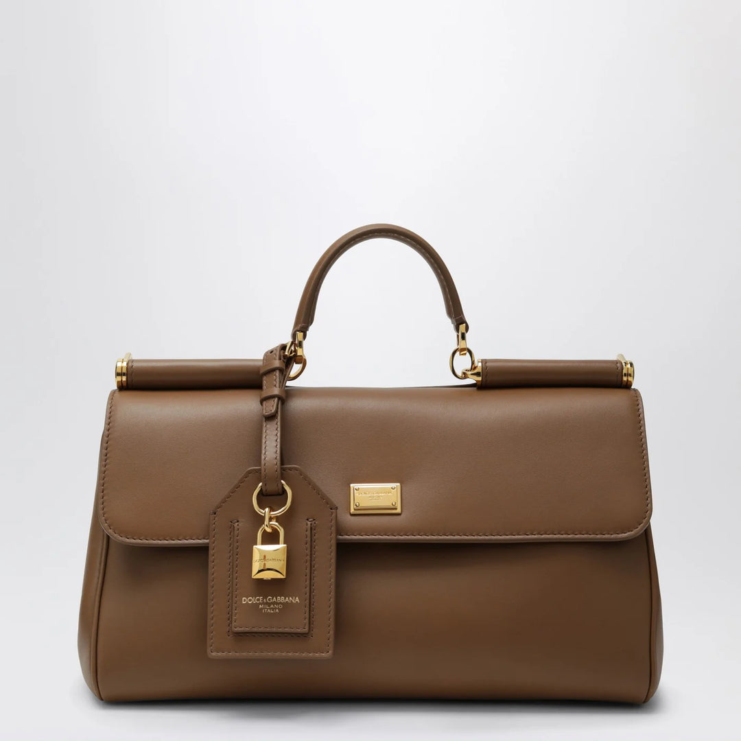 Dolce&amp;Gabbana - My Sicily top handle bag in caramel leather