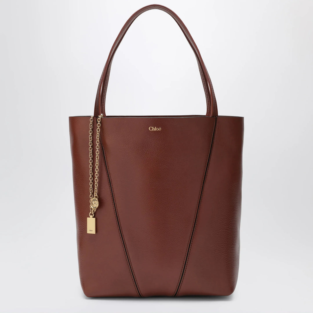 Chloé - Medium brown Chloé Spin Tote Bag