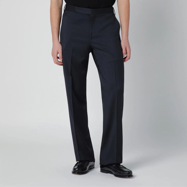 Lardini - Blue wool trousers