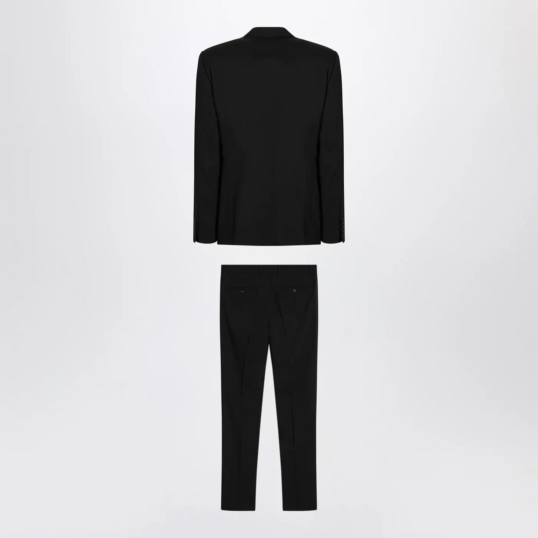 Dolce&amp;Gabbana - Black single-breasted virgin wool suit Brand Apparel &amp; Accessories 50 IT