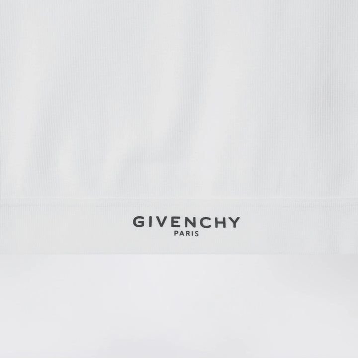 Givenchy - White cropped top with logo