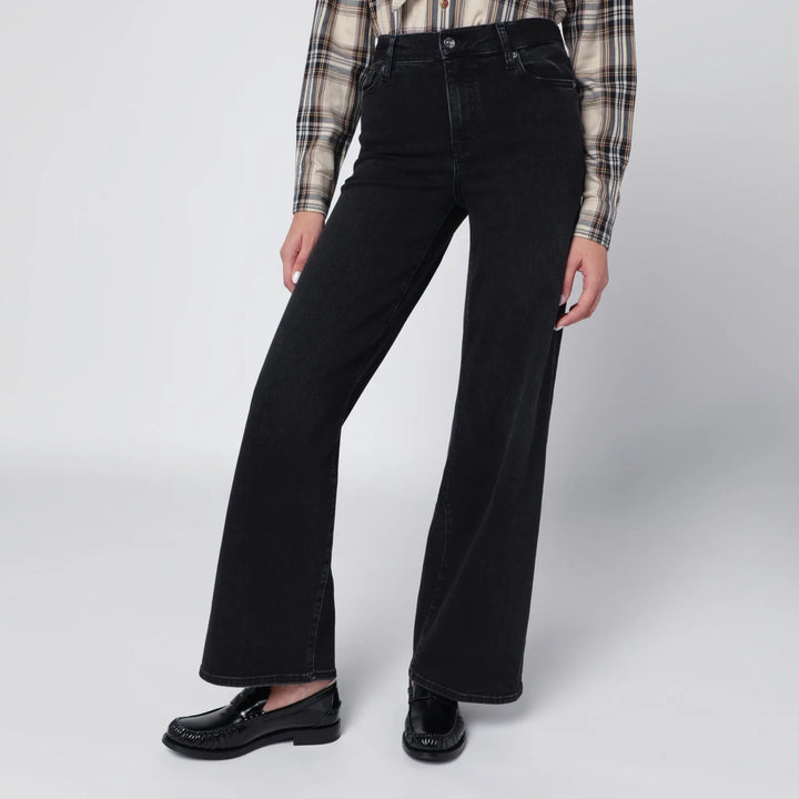 Frame - Black Le Slim Palazzo trousers
